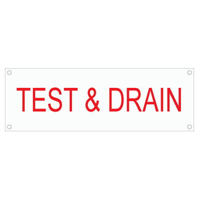 Sprinkler & Fire Suppression System Tags