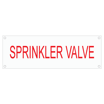 Sprinkler & Fire Suppression System Tags