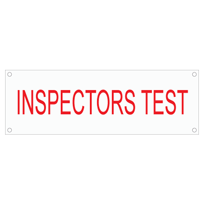Sprinkler & Fire Suppression System Tags