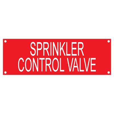 Sprinkler & Fire Suppression System Tags
