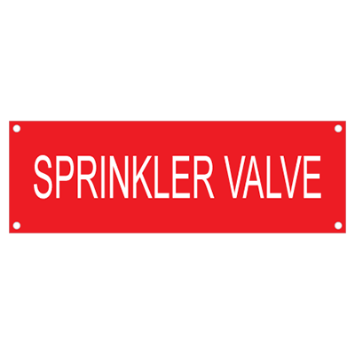 Sprinkler & Fire Suppression System Tags