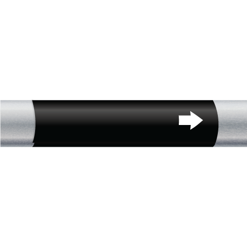 Wrap Around Markers for Small Pipes and Cables