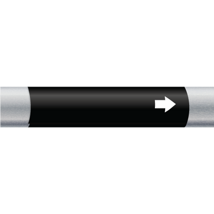 Wrap Around Markers for Small Pipes and Cables
