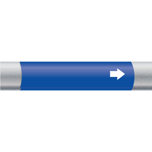 Wrap Around Markers for Small Pipes and Cables