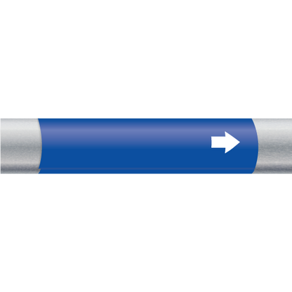 Wrap Around Markers for Small Pipes and Cables