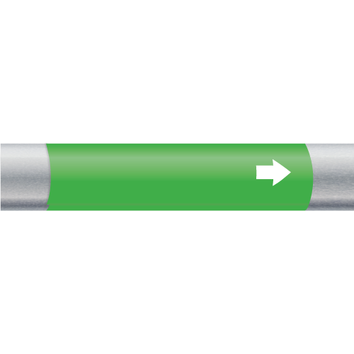 Wrap Around Markers for Small Pipes and Cables