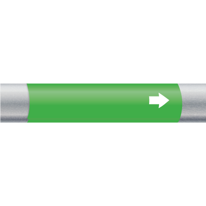 Wrap Around Markers for Small Pipes and Cables