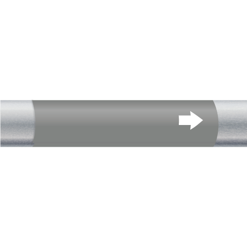 Wrap Around Markers for Small Pipes and Cables