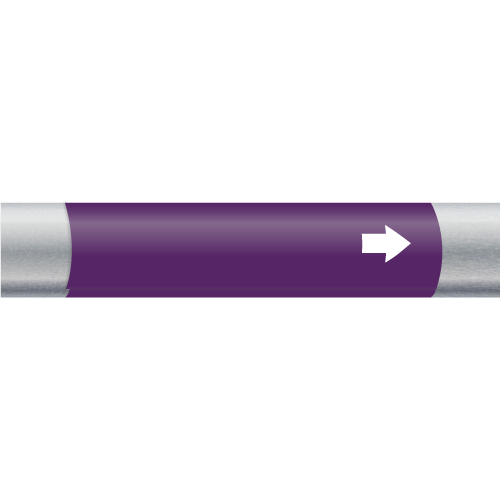 Wrap Around Markers for Small Pipes and Cables
