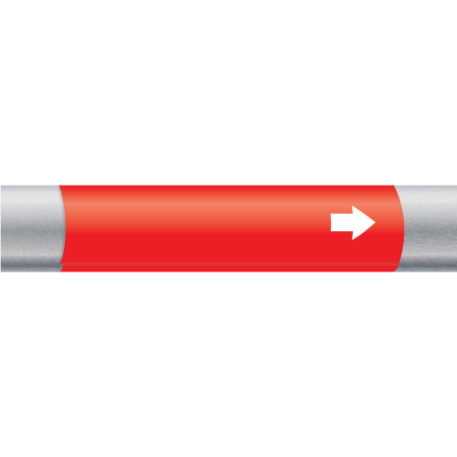 Wrap Around Markers for Small Pipes and Cables