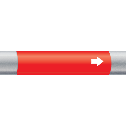 Wrap Around Markers for Small Pipes and Cables