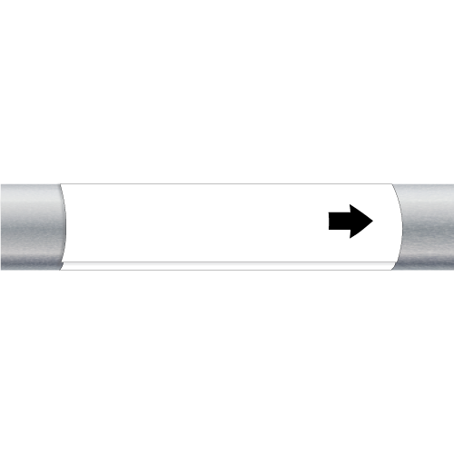 Wrap Around Markers for Small Pipes and Cables