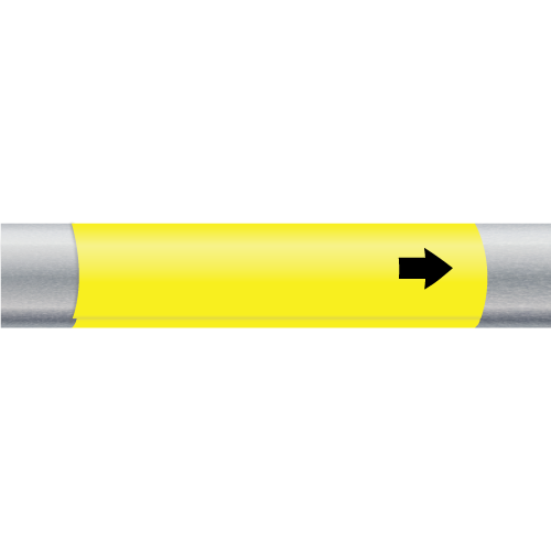 Wrap Around Markers for Small Pipes and Cables