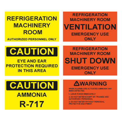 Ammonia Plant Signage