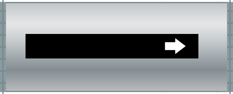 Plenum Rated Duct Labels