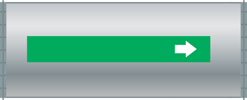 Plenum Rated Duct Labels