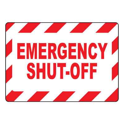 Lockout Facility Signage