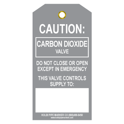 Medical Gas Tags