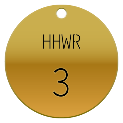 Stamped Brass Valve Tags